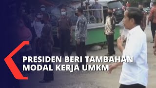 Kunjungi Pasar Sukamandi, Presiden Jokowi Beri Tambahan Modal UMKM