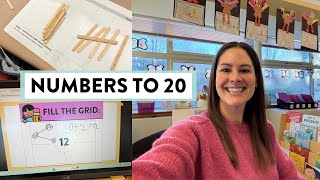 Numbers within 20 in 1st Grade, Beginning Place Value and Teen Numbers // First Grade Activities