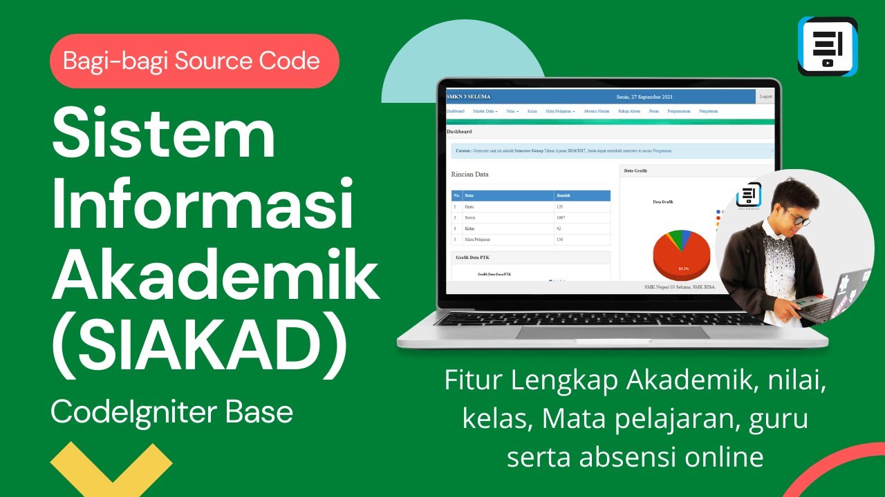 SISTEM INFORMASI AKADEMIK SIAKAD SEKOLAH - YouTube