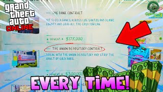 How to Get the Union Depository Contract Every Time in GTA Online! 💰🔑