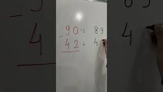 🔥Subtraction Easy & Unique trick | 2 digits Subtraction | Solution4u |