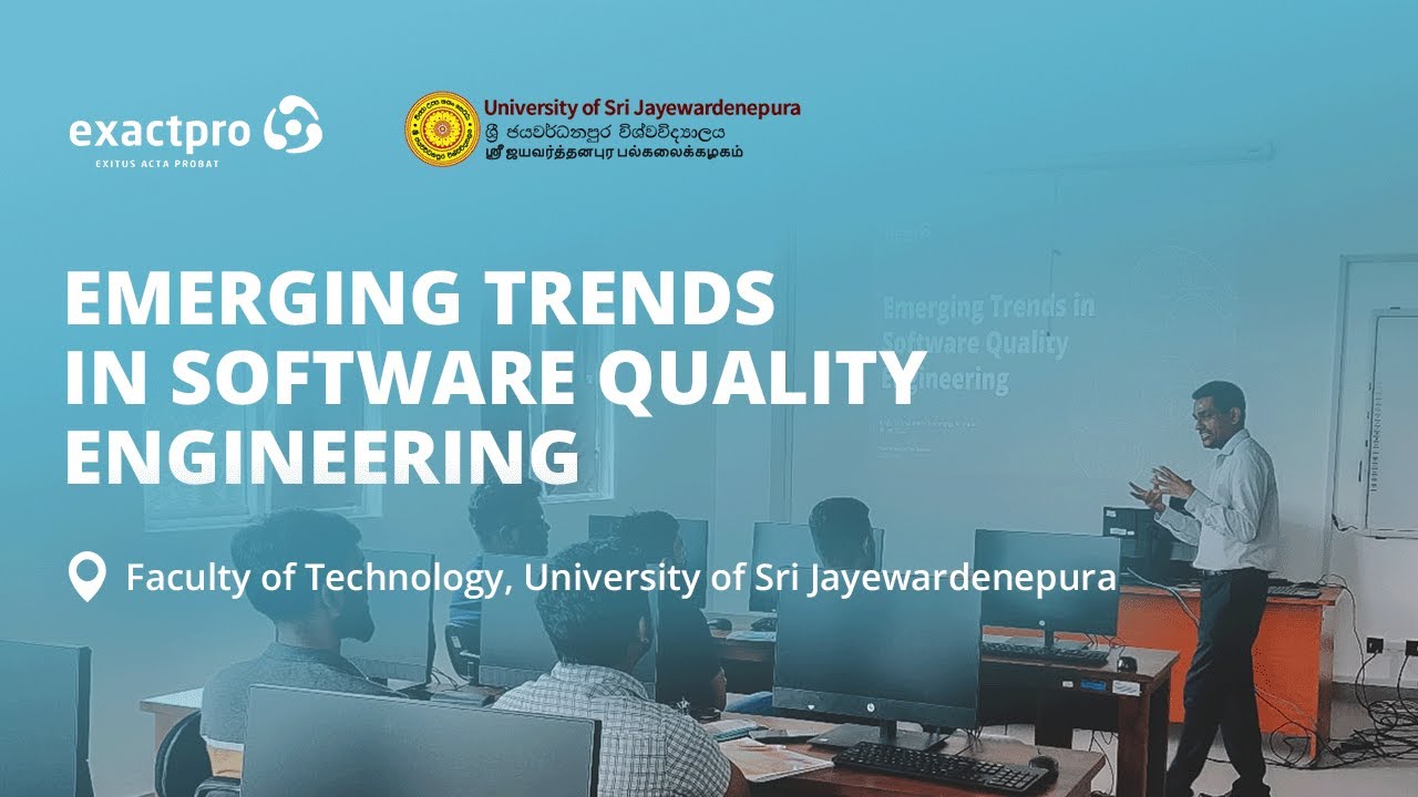Emerging Trends In Software Quality Engineering Youtube