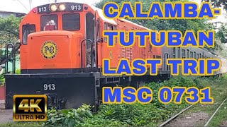 LAST TRIP OF PNR'S TUTUBAN TO CALAMBA ROUTE #TrainchaserNgDaangBakal #DOTr #PNR #TRAINS