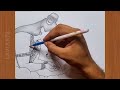 how to draw lord shiva with cute cow easy pencil drawing shiva drawing mahadev drawing god