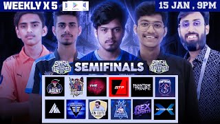 🔴Semi Finals -Day 1 -  SGT SPRING 2025  - GROUP A  - Fire Fire Tournament Live Telugu