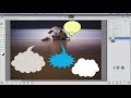 【基本＃34】photoshop elementsで雲のような吹き出しを作る♪レイヤーを分けて写真に吹き出しをレイアウトする方法。