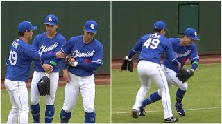 今日も元気な小学生たちに絡まれる翔平先生（笑） (2023/06/06)