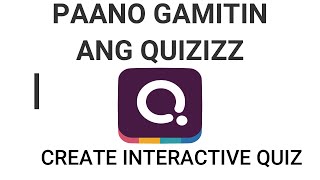 QUIZIZZ / INTERACTIVE GAME QUIZ