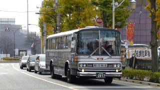 銀河鉄道バス K-RC701P G-901 大学通りを走る