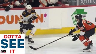 GOTTA SEE IT: David Pastrnak Scores 12 Seconds Into Game vs. Flyers