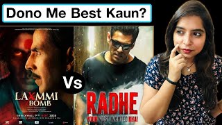 Laxmmi Bomb Vs Radhe Teaser Trailer REACTION | Deeksha Sharma