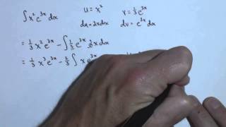 Solution to activity 5.4.4, part d: Finding an Antiderivative by Using Integration by Parts Twice