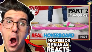 Hoverboard Test! (Part 2/2) REACTION with Professor Benjaja