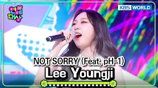 Lee Youngji - NOT SORRY (Feat. pH-1) [2024 KBS Entertainment Awards] | KBS WORLD TV 250108