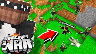 this Minecraft AMBUSH should have ended badly.. but someone was WATCHING! (Minecraft War #10)