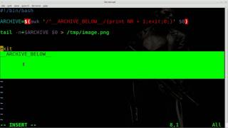 Embeding Images into Shell Scripts - Linux - BASH