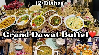 Grand Dawat Vlog❤️Dawat Preparation for Dubai Friends 🤗Complete Dawat Menu Easy \u0026 Quick Recipe👍🏻