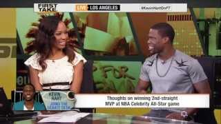 Kevin Hart On ESPN First Take! (Taking shots At Stephen A Smith & Skip Bayless)