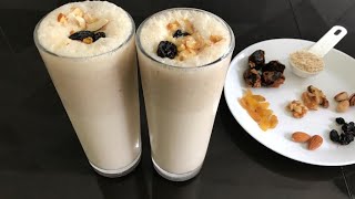 సమ్మర్ ని ఇ కూల్ డ్రింక్ తో ఎంజాయ్ చేయండి | Overnight soaked oats dry fruits Milkshake