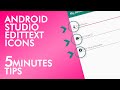 ADD ICONS IN EDITTEXT | 5 Minutes Tips | Android Studio| UI Design | Digital Seth