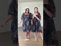 polly dress in black try on video xs u0026 xl