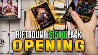 $1500 Riftbound Pack OPENING | INSANE Legendary Pulls