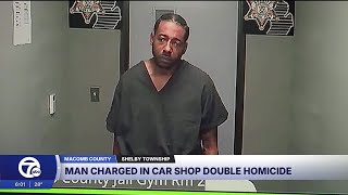 Man charged in double homicide at Shelby Township auto dealership