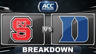 NC State vs Duke Breakdown | 2014 ACC Men's Basketball Tournament