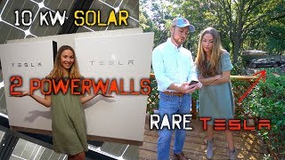 Off Grid Living! Tesla Model S, Powerwalls and Solar Home