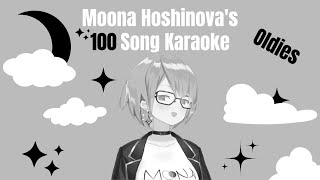 【Hololive ID】Moona Hoshinova's 100 Song Karaoke | Oldies