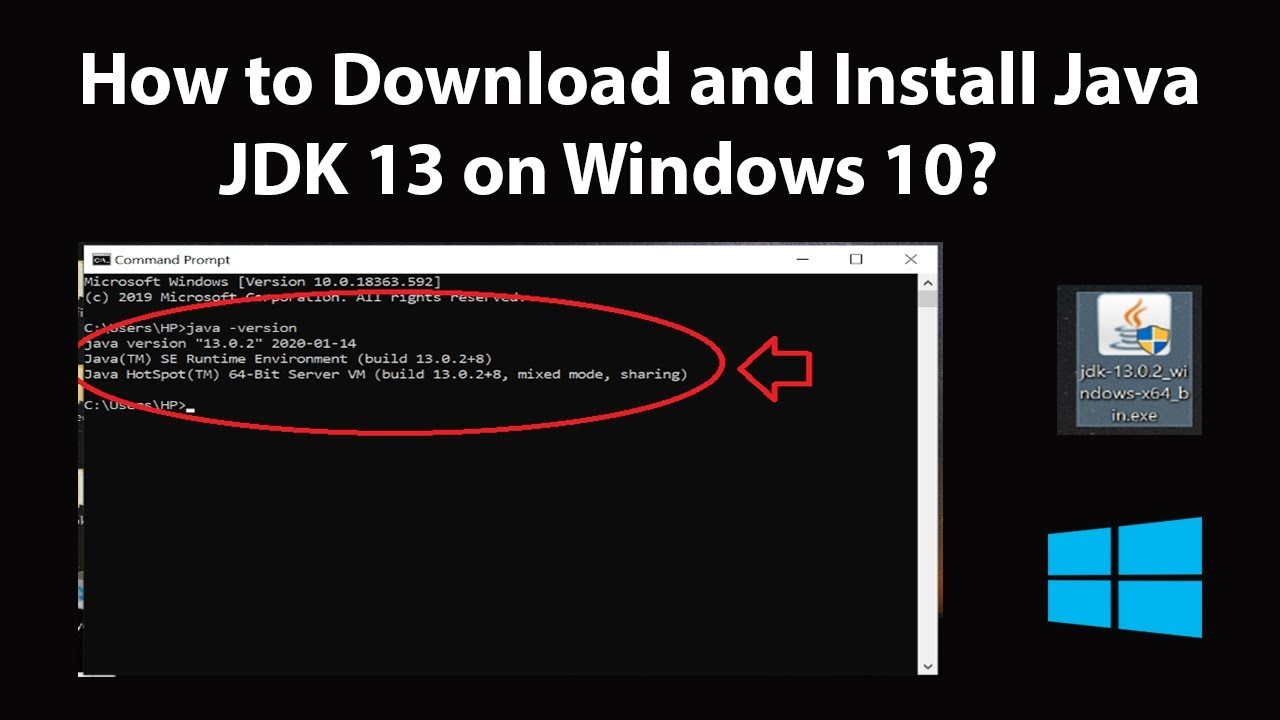 How To Download And Install Java JDK 13 On Windows 10? - YouTube