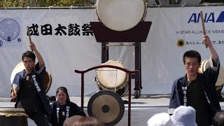 [4K] 横浜隼人高校 和太鼓部 ② 成田太鼓祭り 2017