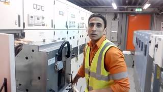 شرح محطات الكهرباء الجزء الثامن MV Circuit Breaker out of Switchgear for Maintenance