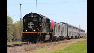 Railfanning Amtrak and IC SD70 Leading 58 April 2024