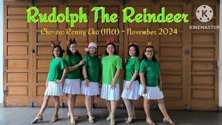 Rudolph The Reindeer Line Dance/ Choreo: Renny Eka (INA)/ Demo by : 💃 Cool Ladies