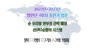 [이제는 인생시대] 1788강 천부경은 선순환의 시스템으로 운영되고 있다 2/6 (원○방□각△의 의미)