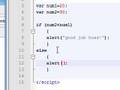 Javascript Tutorial - 9 - If Else Statement