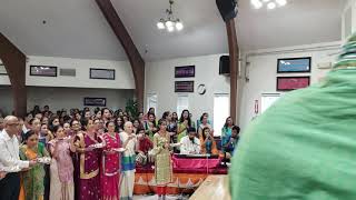 KaivalGyan Mandir Chicago 12th Pranprtishtha mahotsav, Aarti.