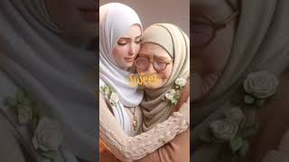 hijab mother hijab daughter#virlvideo #shortsvideo #islamicworld