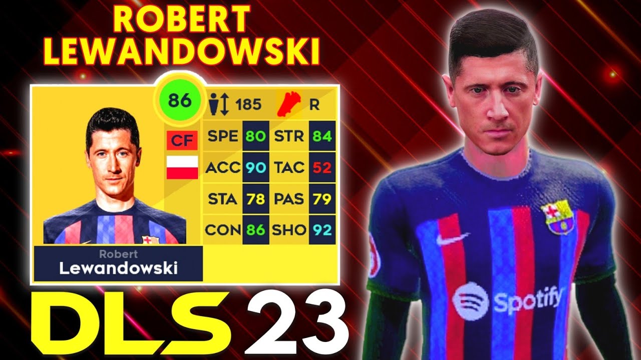 DLS 23: Robert Lewandowski In Dream League Soccer 2023