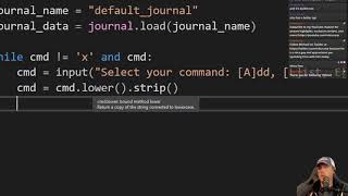 10 Python Apps in 10 Days - Day 4 - A journal