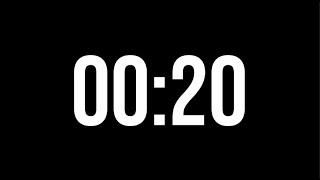 20 Second Countdown Timer | Minimal