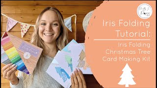 Make a luxury Christmas Tree Card - Iris Folding Christmas Card Walkthrough - Card Making Tutorial