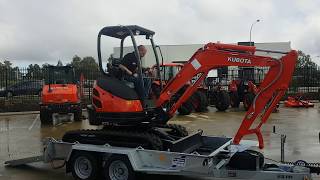 Unloading GH1054 Ifor Williams 3.5T ATM Trailer