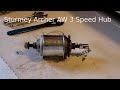 Looking inside of a Sturmey Archer AW 3 Speed Internal Gear Hub