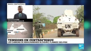 Tensions en Centrafrique : Bangui annonce la reprise des convois de marchandise