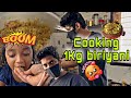 Cooking 1kg Biriyani🧑‍🍳 | அக்கா கிட்ட மாட்டிகிட்டேன் 😢| Saanu ku en சமயல் tha புடிச்சுருக்கு 😋🥰