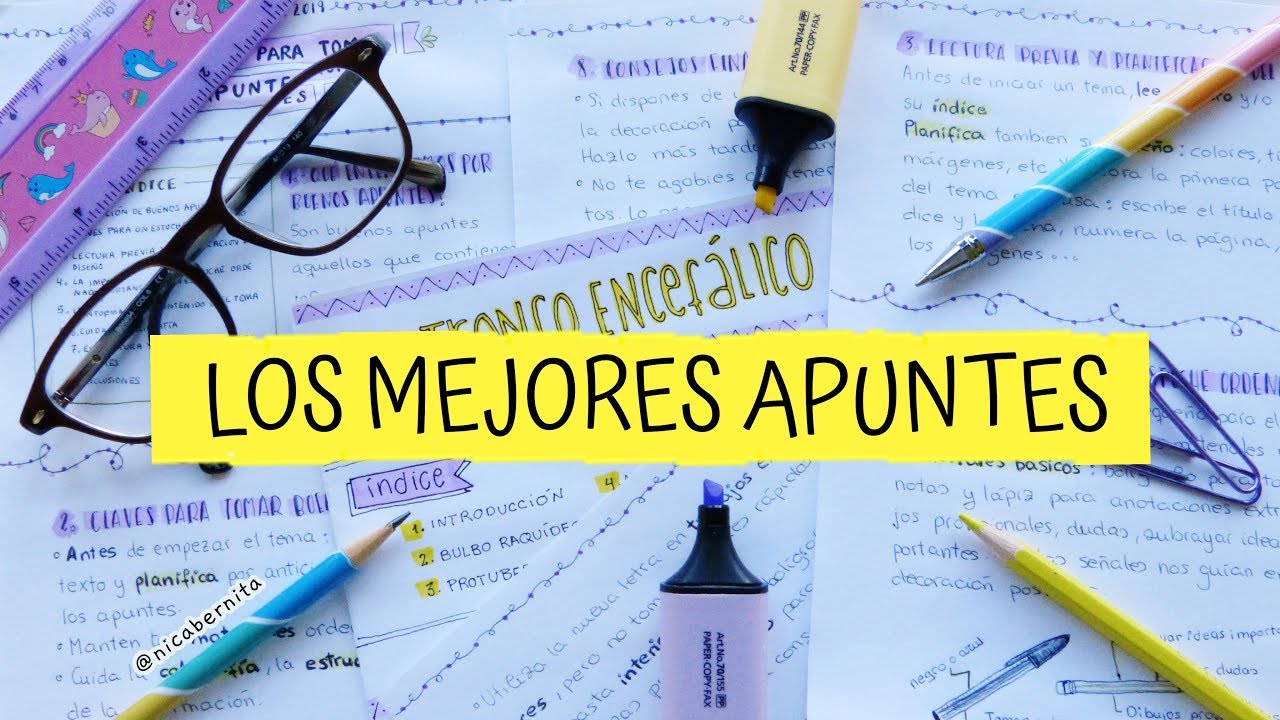 CÓMO TOMAR APUNTES En CLASE 💜 APUNTES BONITOS, RÁPIDOS Y ORGANIZADOS 🤓 ...