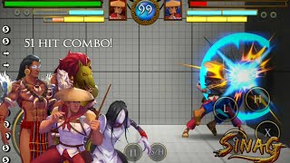 Huge combos for the beta!! (sinag fighting game)