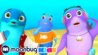 The Sharksons | Colorful Ice Cream Song! | Animals for Kids | Animal Cartoons